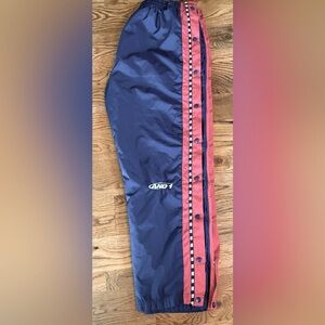 And1. Vintage Navy & Red Men’s Side Snap Basketball Pants. Size XL.